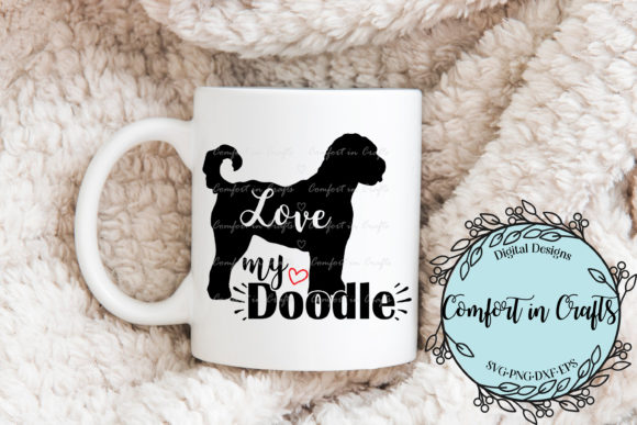 Download Love My Doodle Dog SVG Design - Doodle dog svg Collection