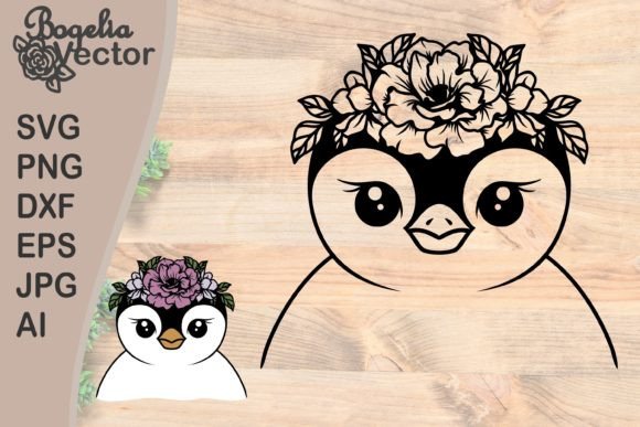 Download Penguin Flowers Crown - Penguin Collection