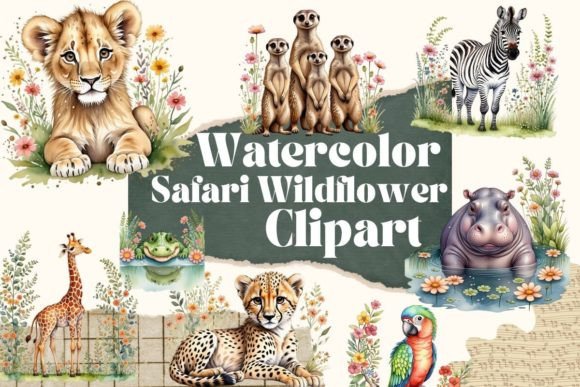 Download Cute Safari Animals Clipart - Cute safari animals Collection