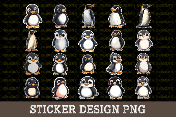 Download Penguin Sticker Bundle PNG - Premium Resources