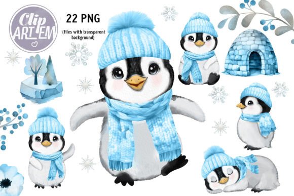 Download Super Boy Penguin Winter Bundle 22 PNG - Premium Resources